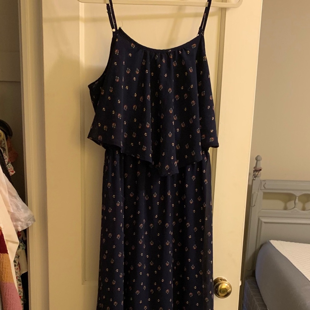 Navy Blue Maxi Dress